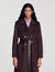 Manteau &agrave; carreaux double face - Femme | Sandro Paris