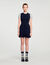 Robe courte en maille 2 en 1