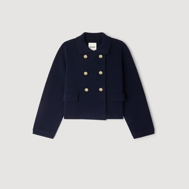 Cardigan à double boutonnage 