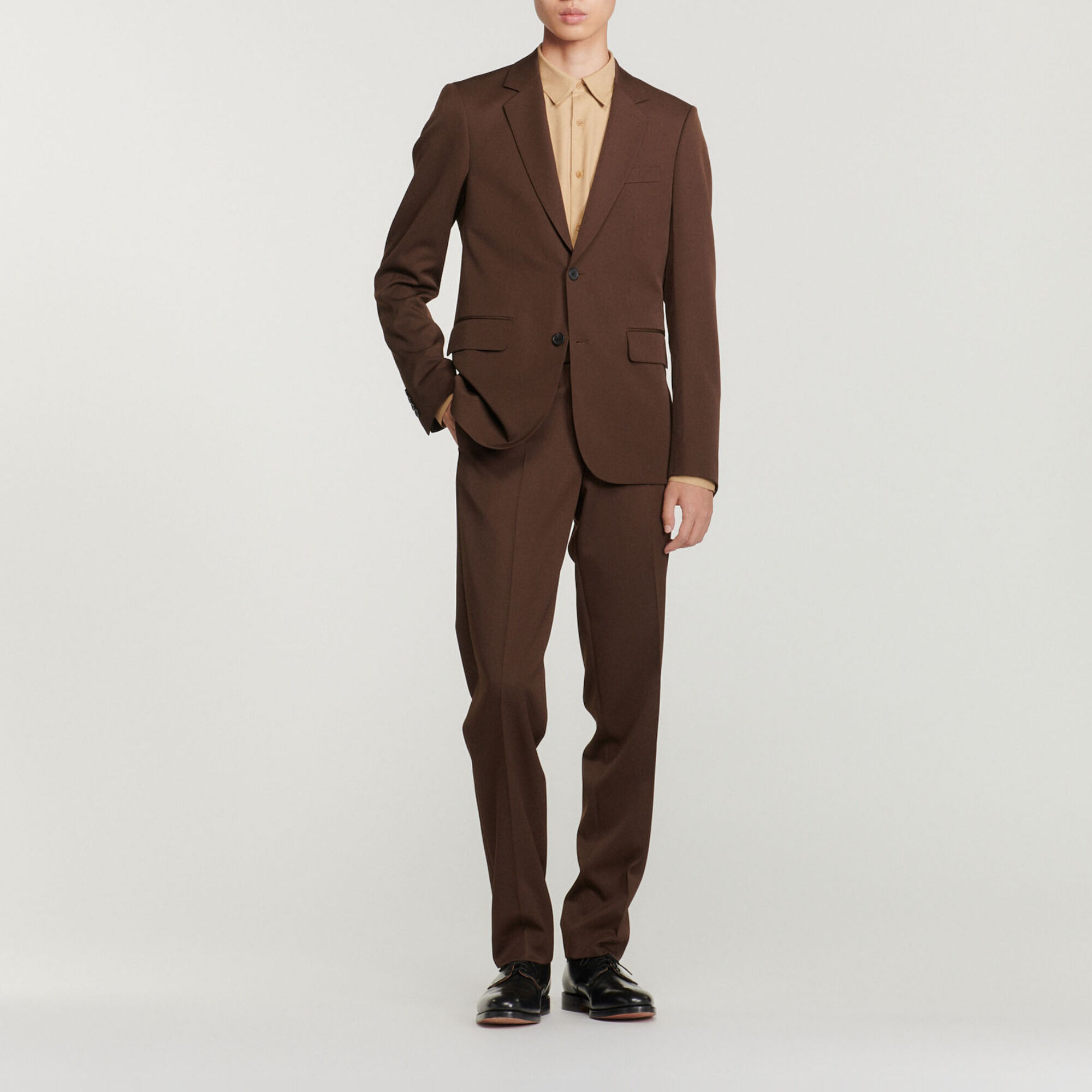 Veste de costume en laine vierge