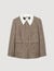 Veste de tailleur pied-de-coq 
