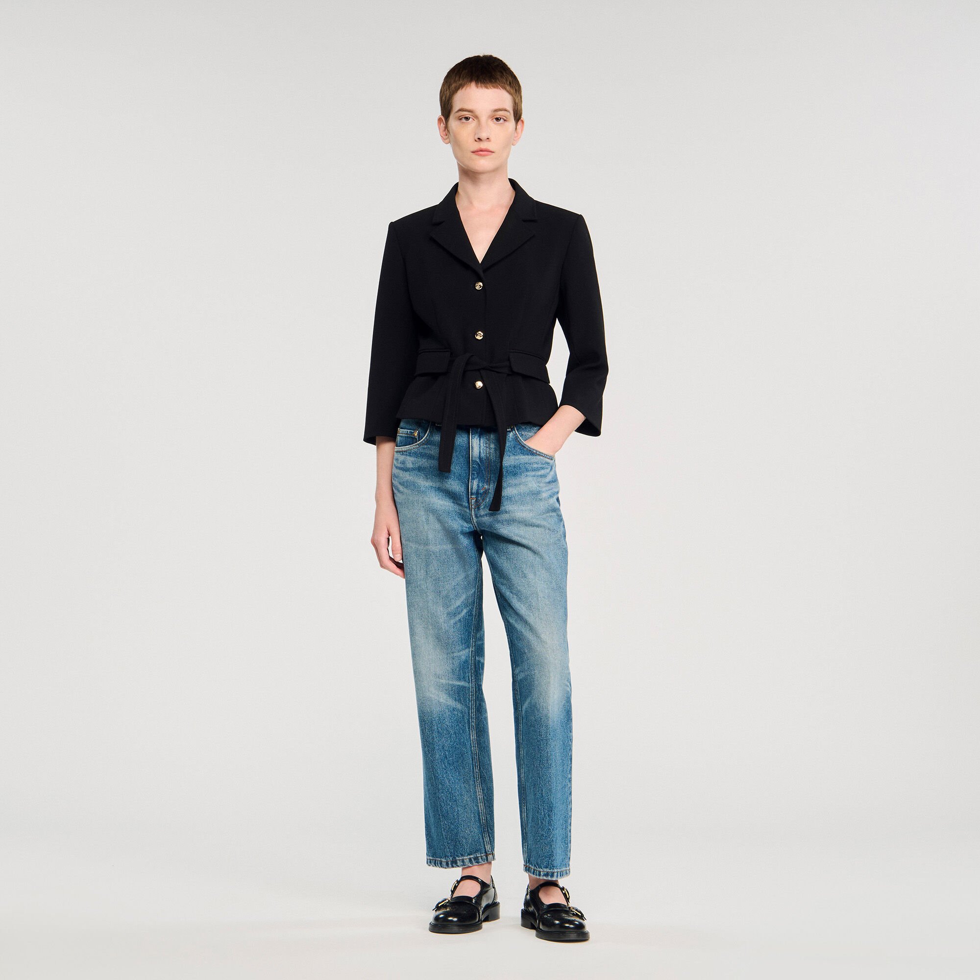 Veste courte de tailleur 