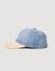 Casquette en jean et toile