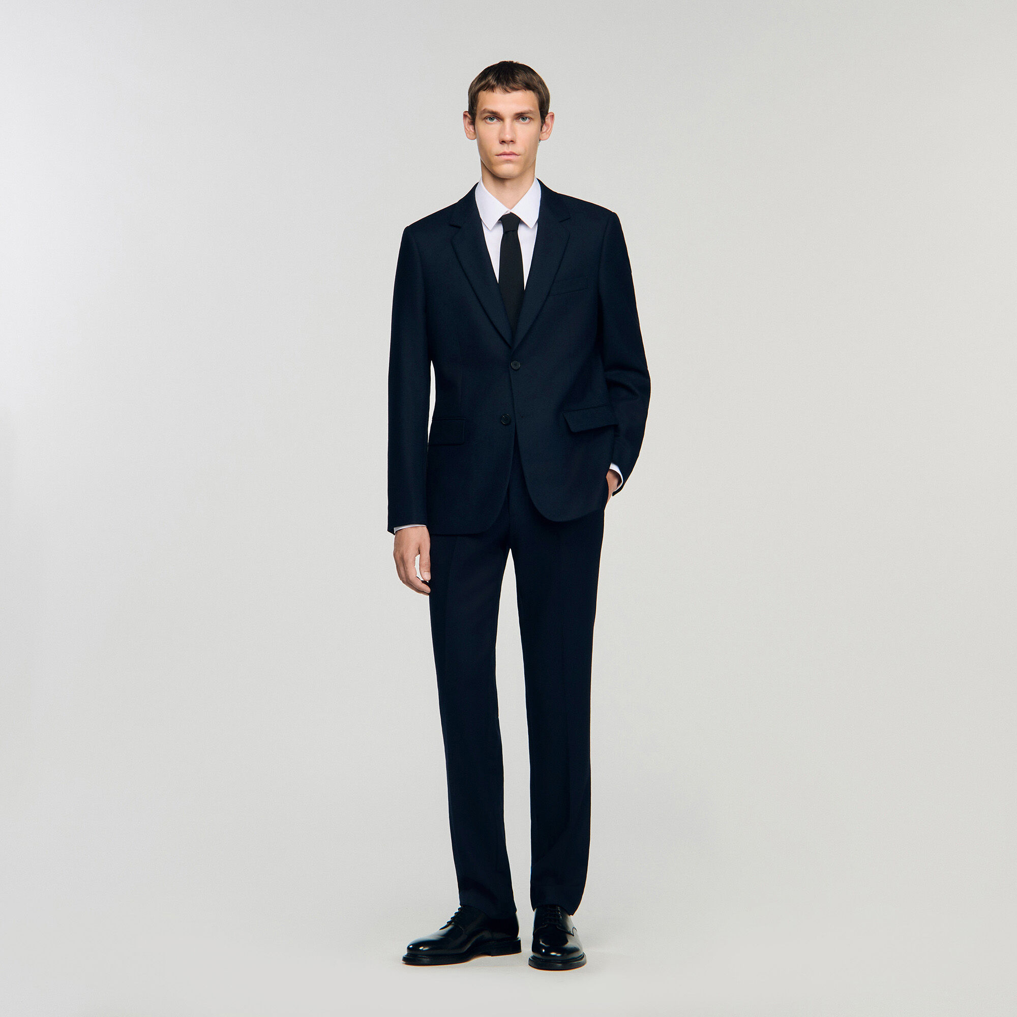 Veste de costume en laine vierge