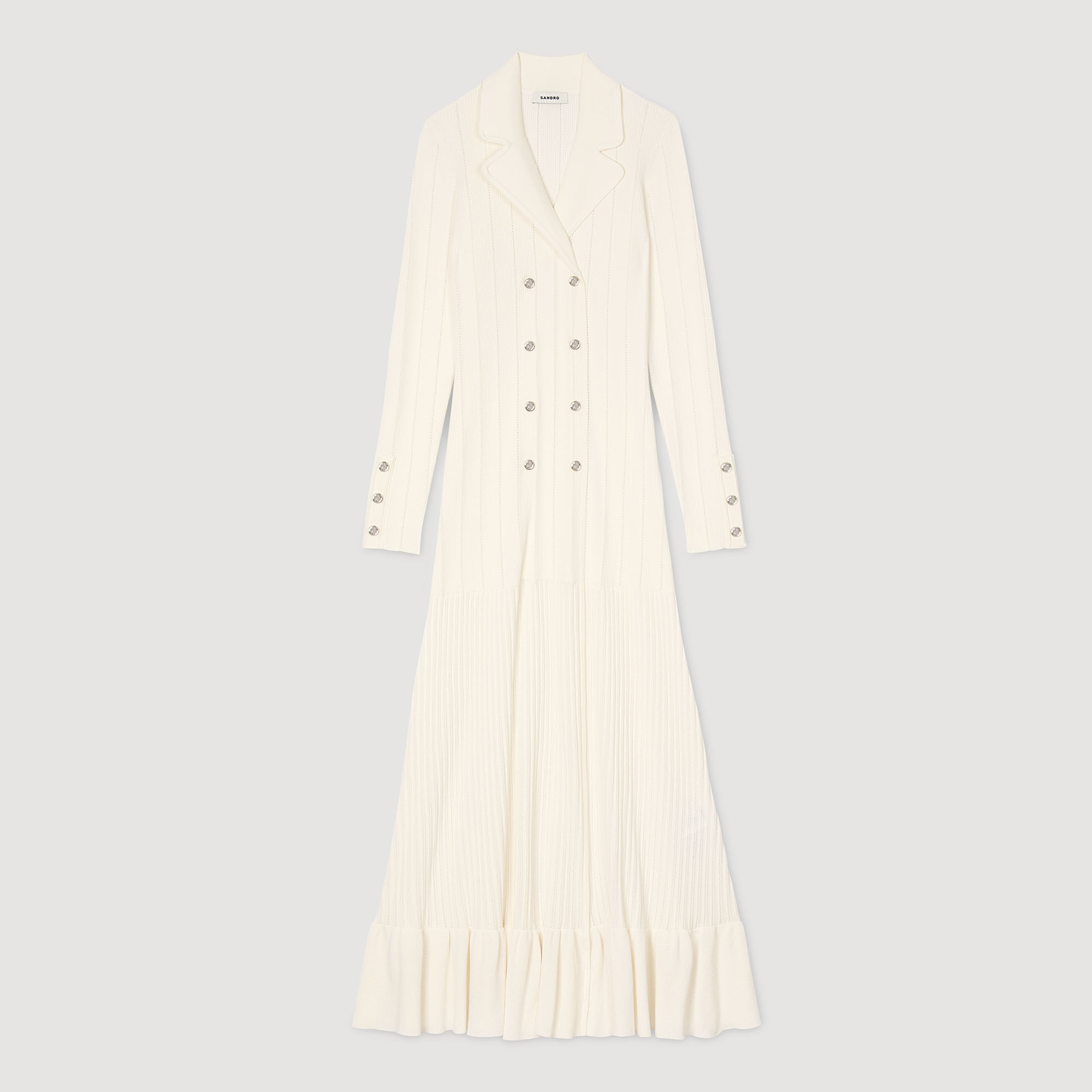 Robe longue en maille