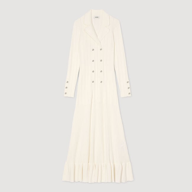 Robe longue en maille