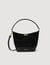 Sac seau MINI TANGOSO en suède et cuir