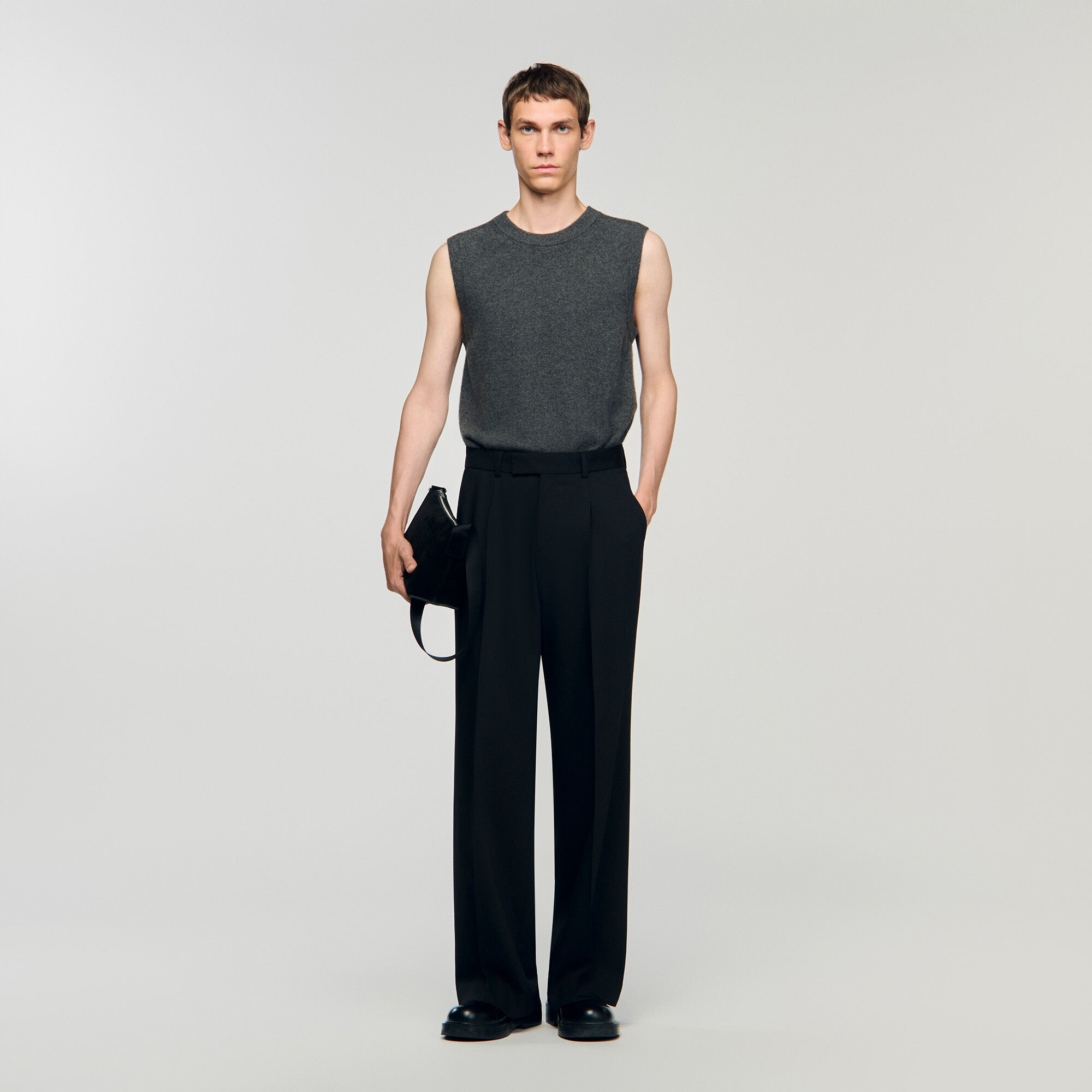 Pantalon  large à pli 