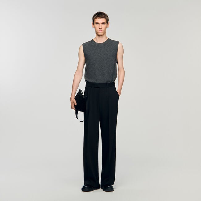 Pantalon  large à pli 