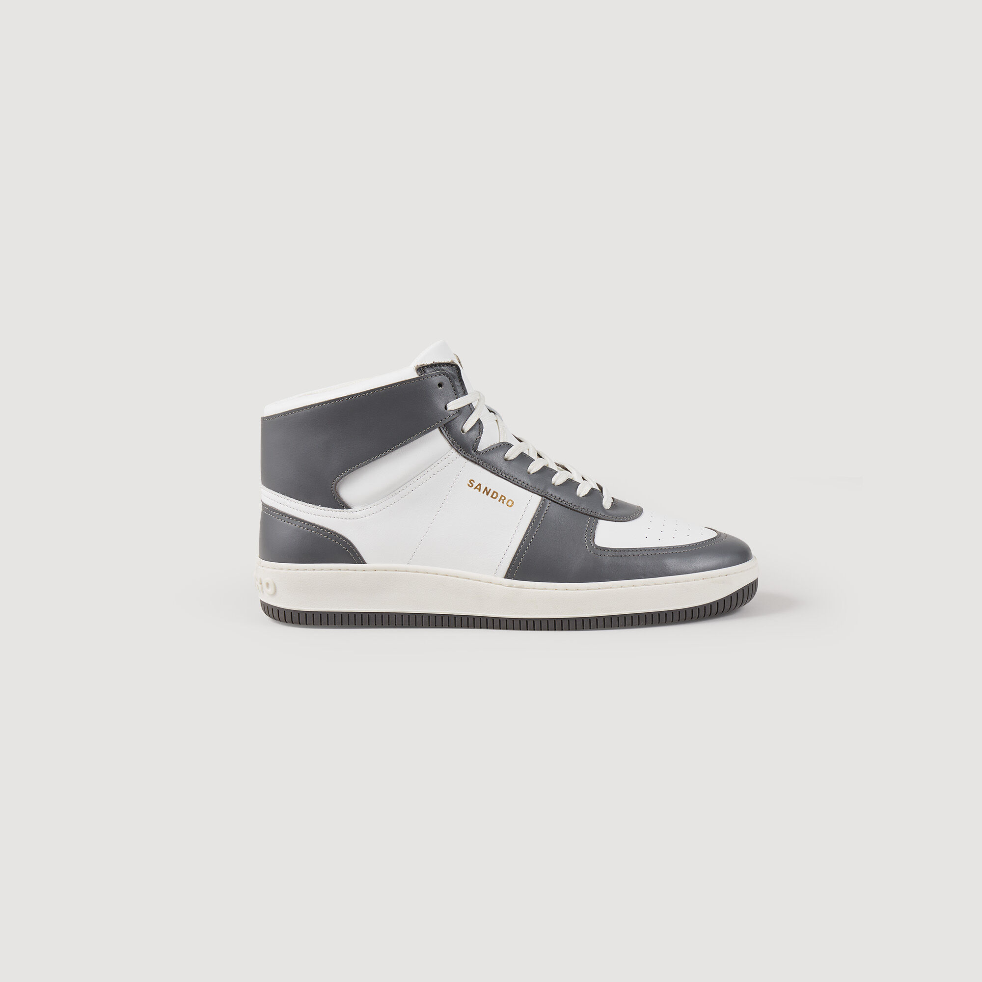 Sneakers montantes en cuir