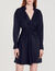 Robe courte à manches longues