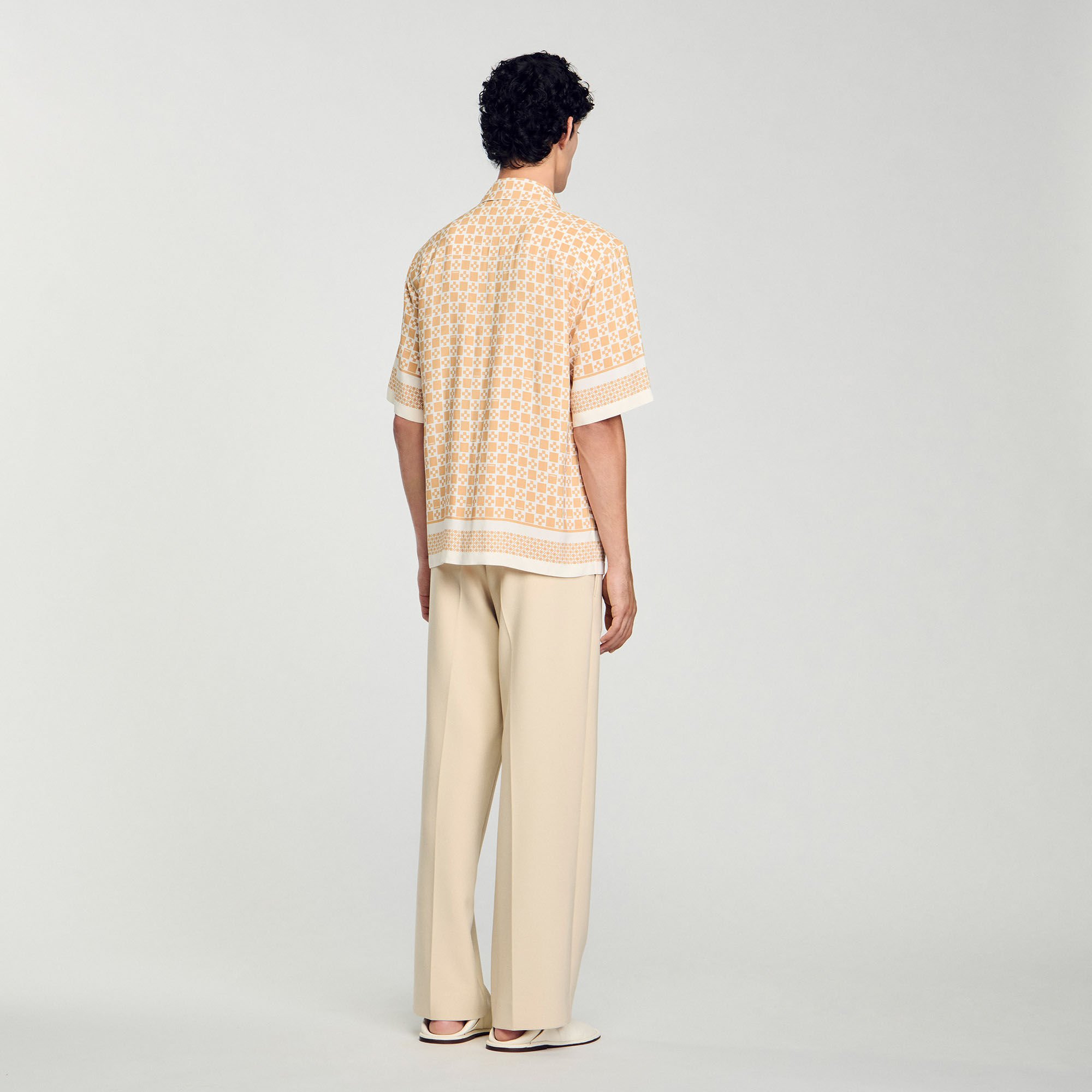 Chemise fluide à imprimé Square Cross