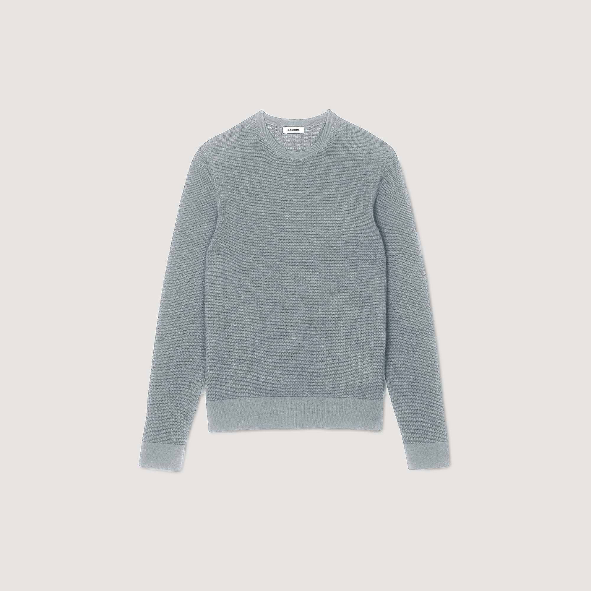 Pull en maille texturée