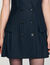 Robe courte tailleur strass&eacute;e - Femme | Sandro Paris