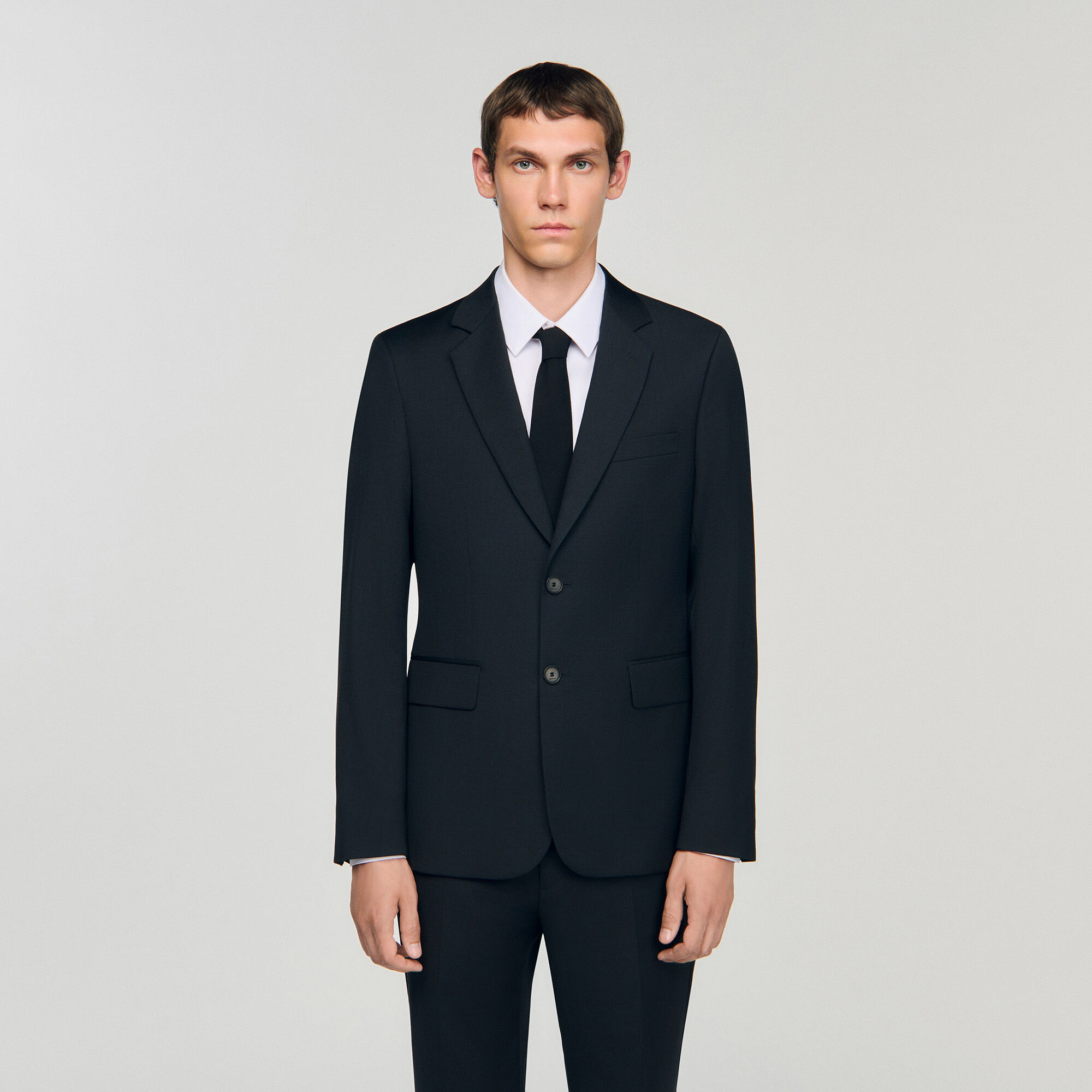 Veste de costume en laine vierge
