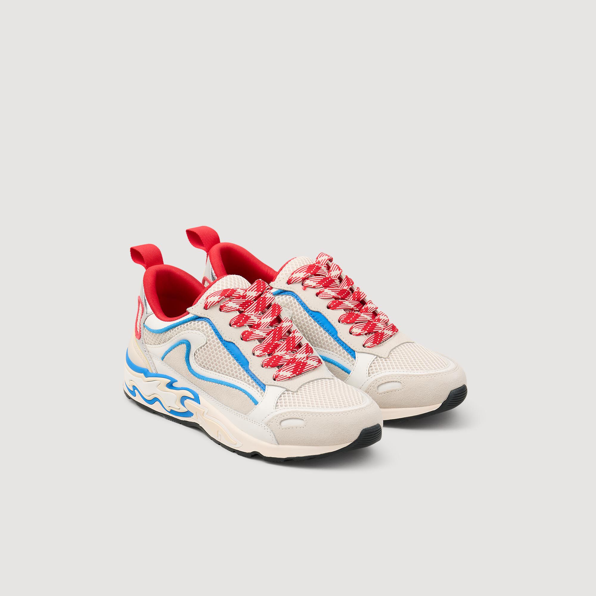 Baskets avec flammes sur la semelle sandro hot sale