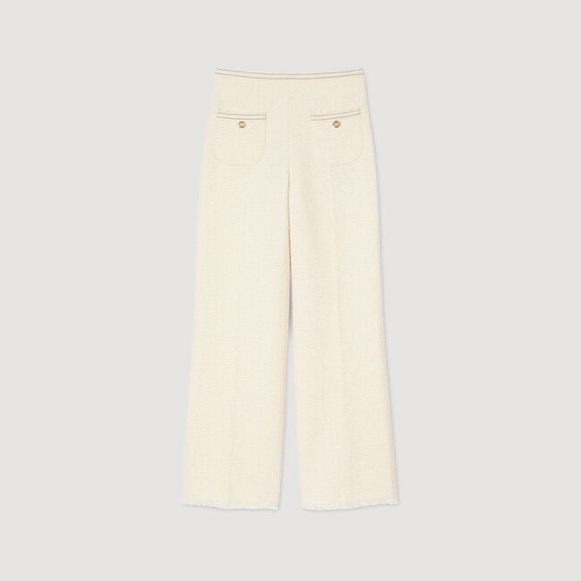 Pantalon en tweed fantaisie
