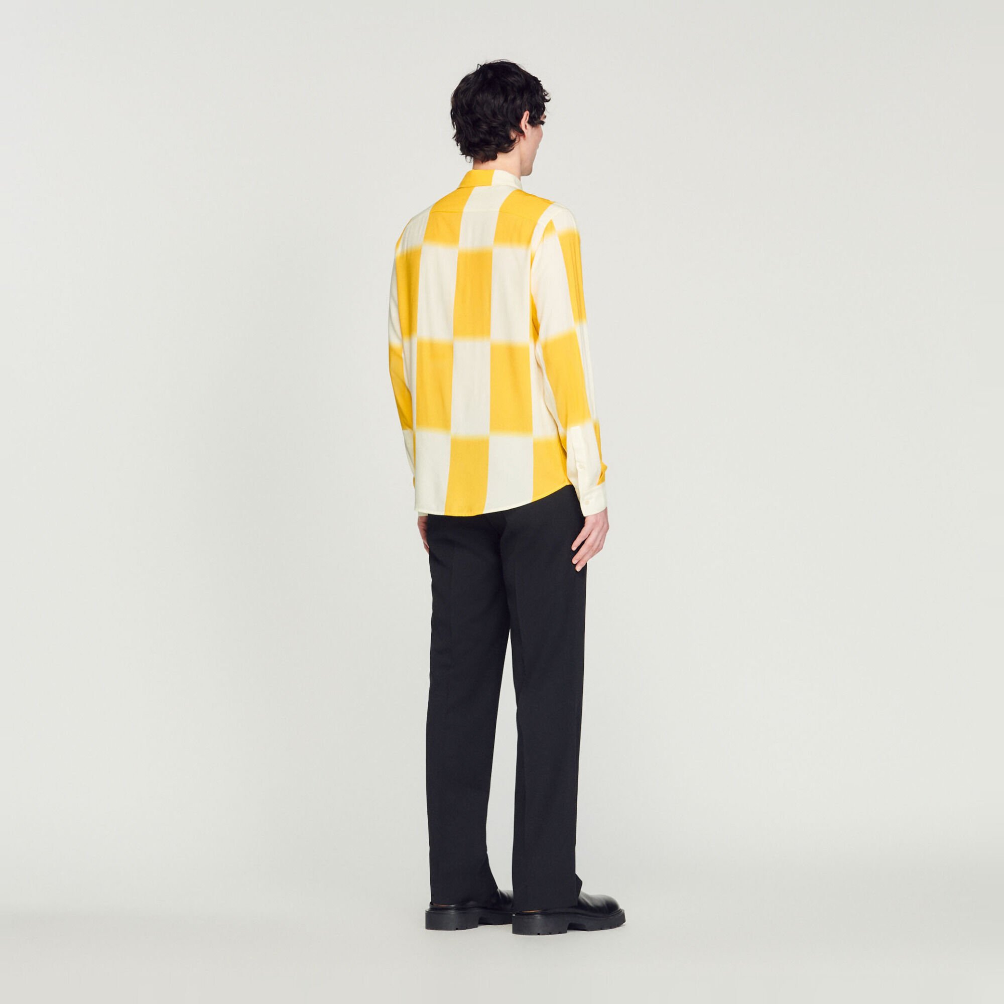 Chemise fluide imprimé carreaux