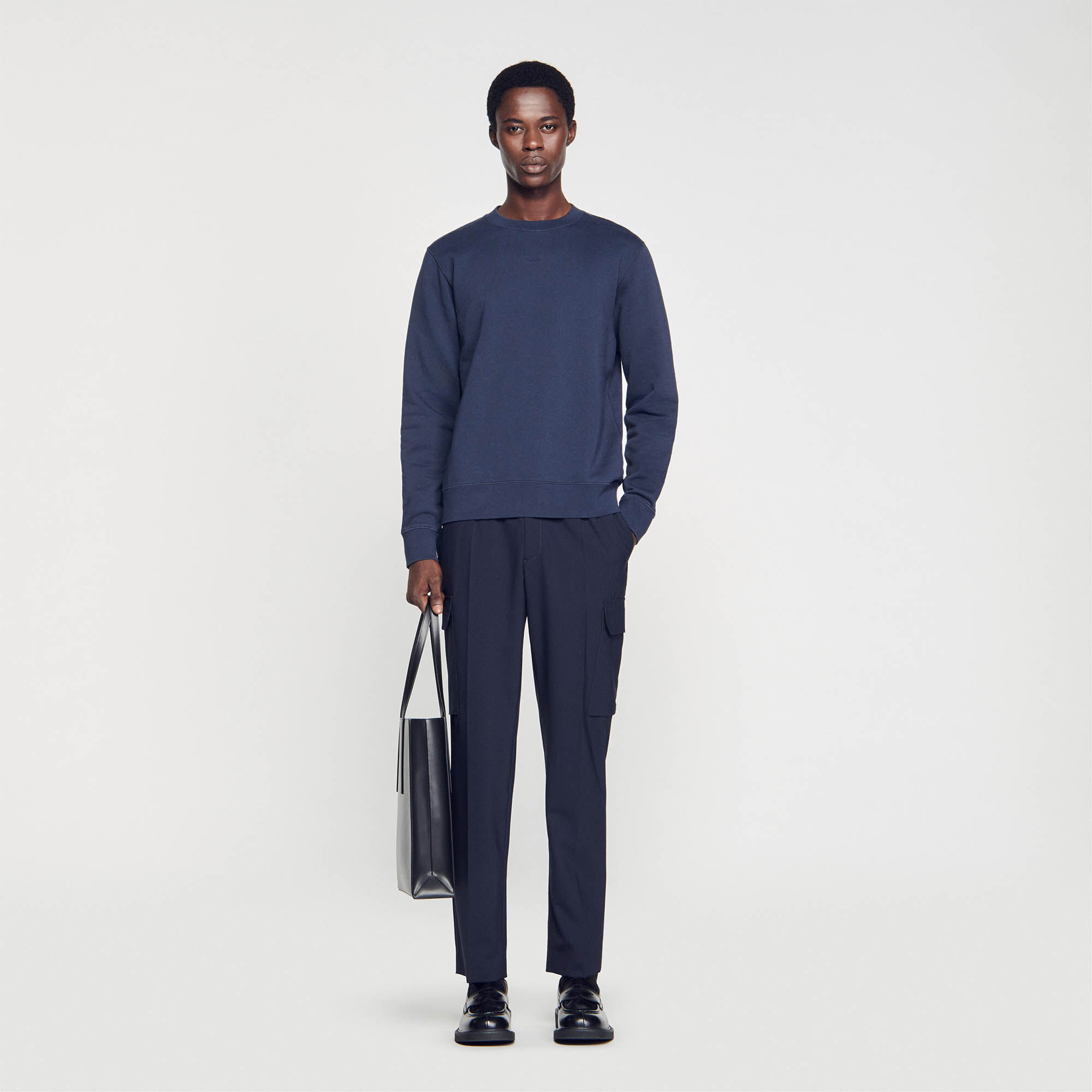 Sweat sandro bleu ciel 2025