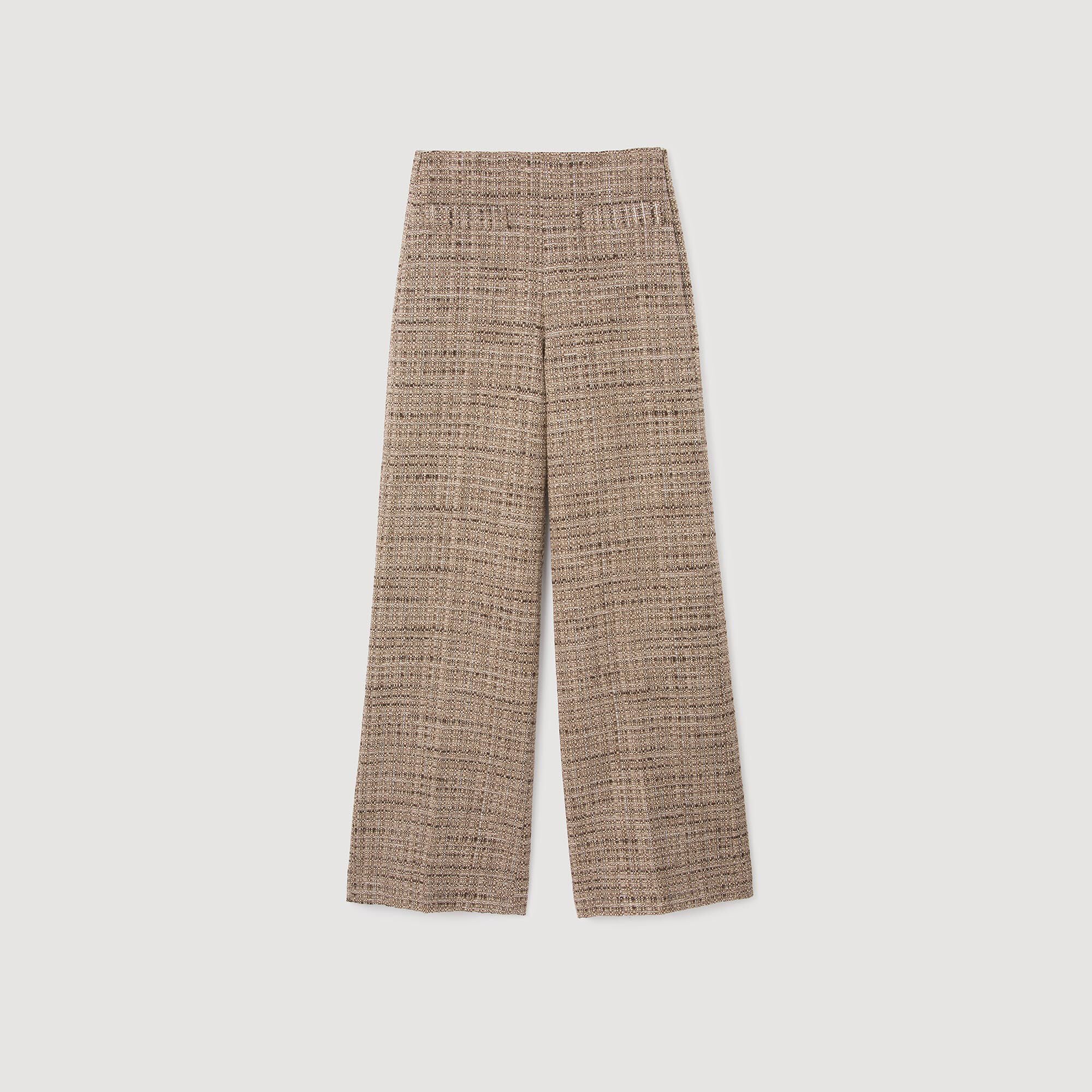 Pantalon en tweed fantaisie