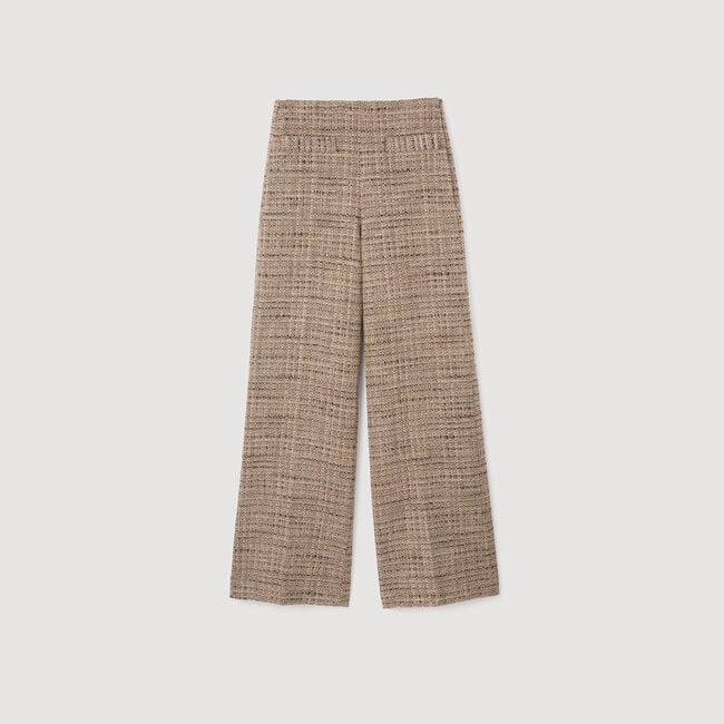 Pantalon en tweed fantaisie