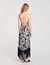 Robe longue à imprimé fleuri hawaïen