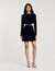 Robe courte en velours
