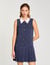 Robe courte à rayures
