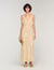 Robe longue imprim&eacute; fleur 
