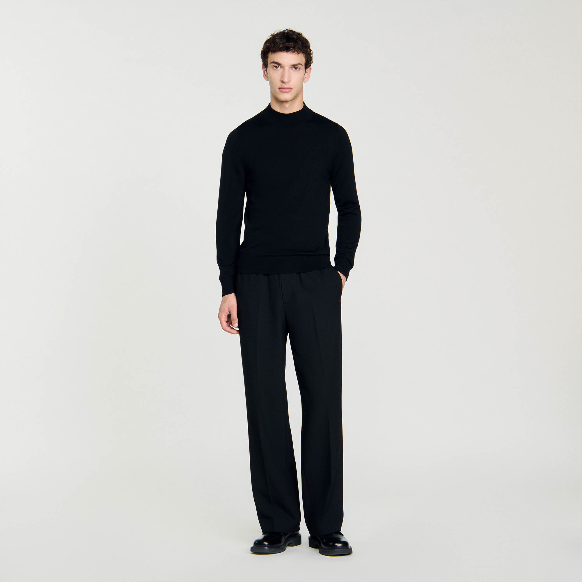 Sandro veste en cuir homme 2025