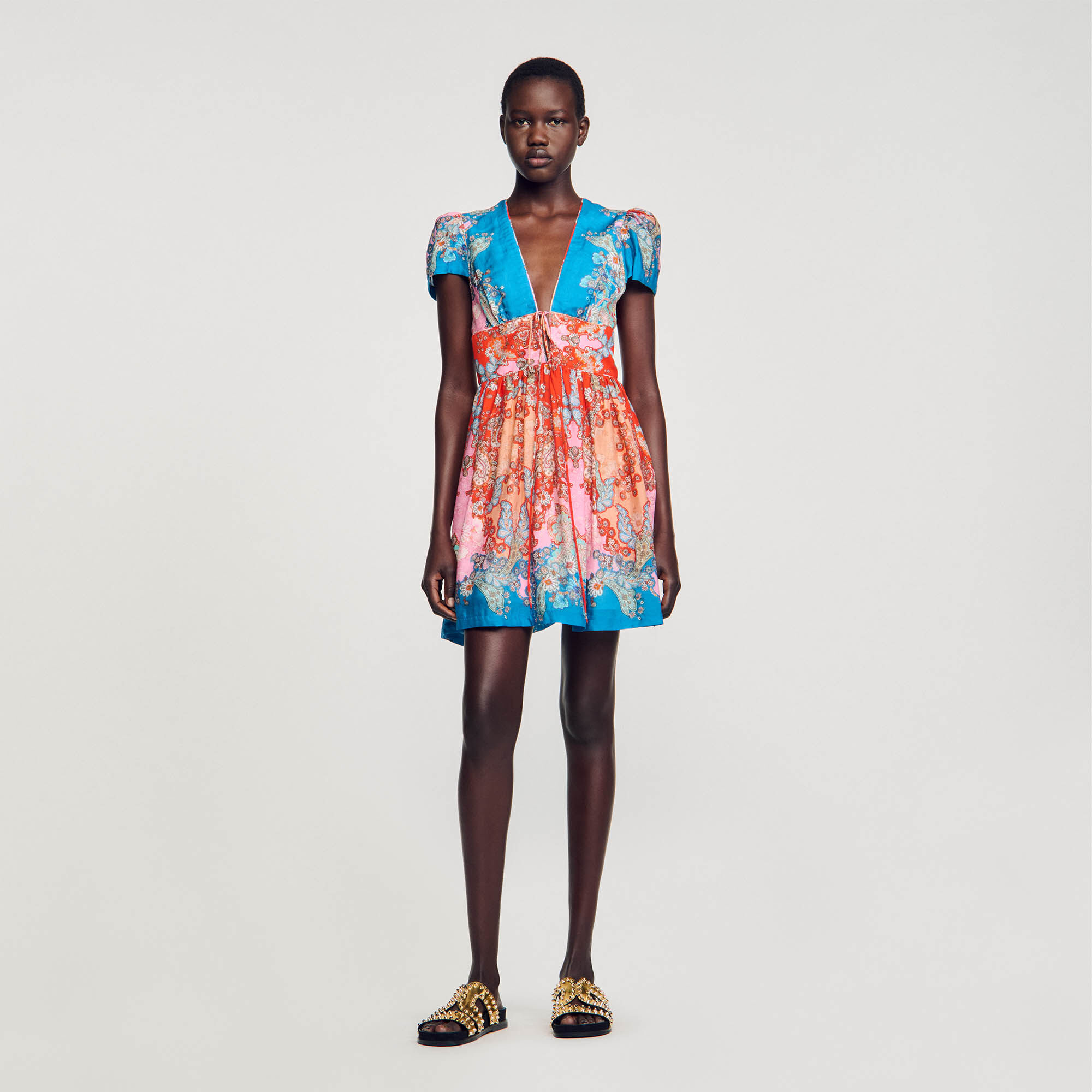 Robe sandro bleue 2025