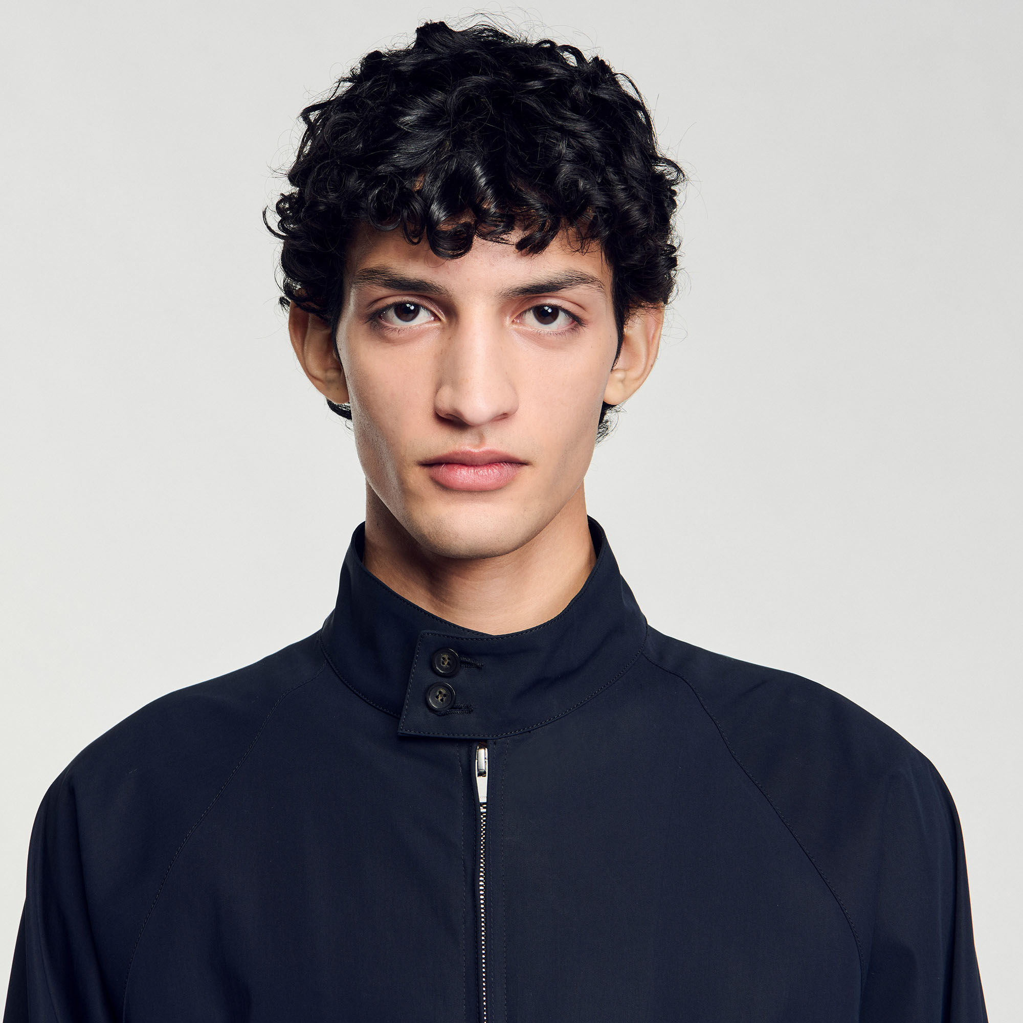 Blouson léger à col montant 