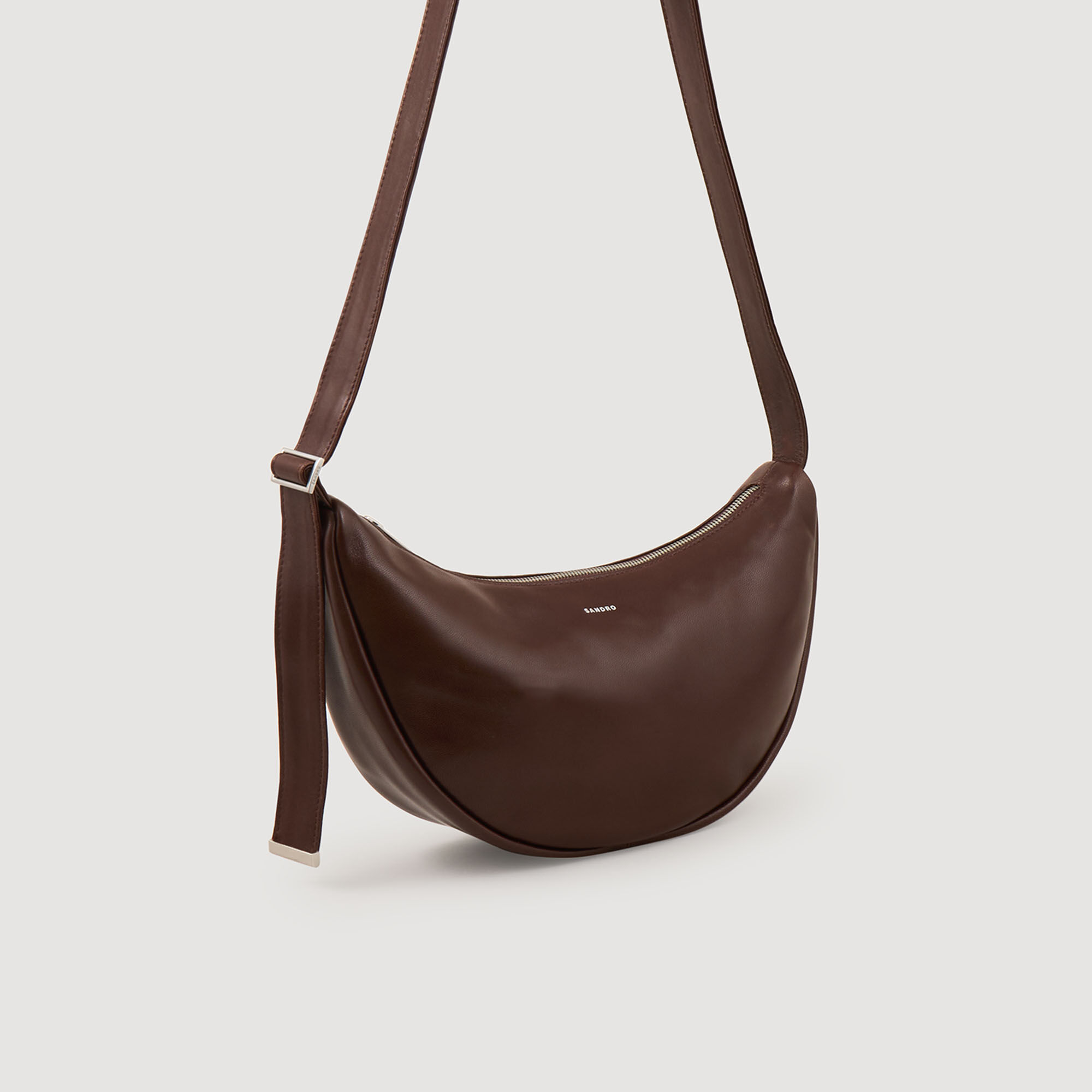 Petit sac hobo en cuir