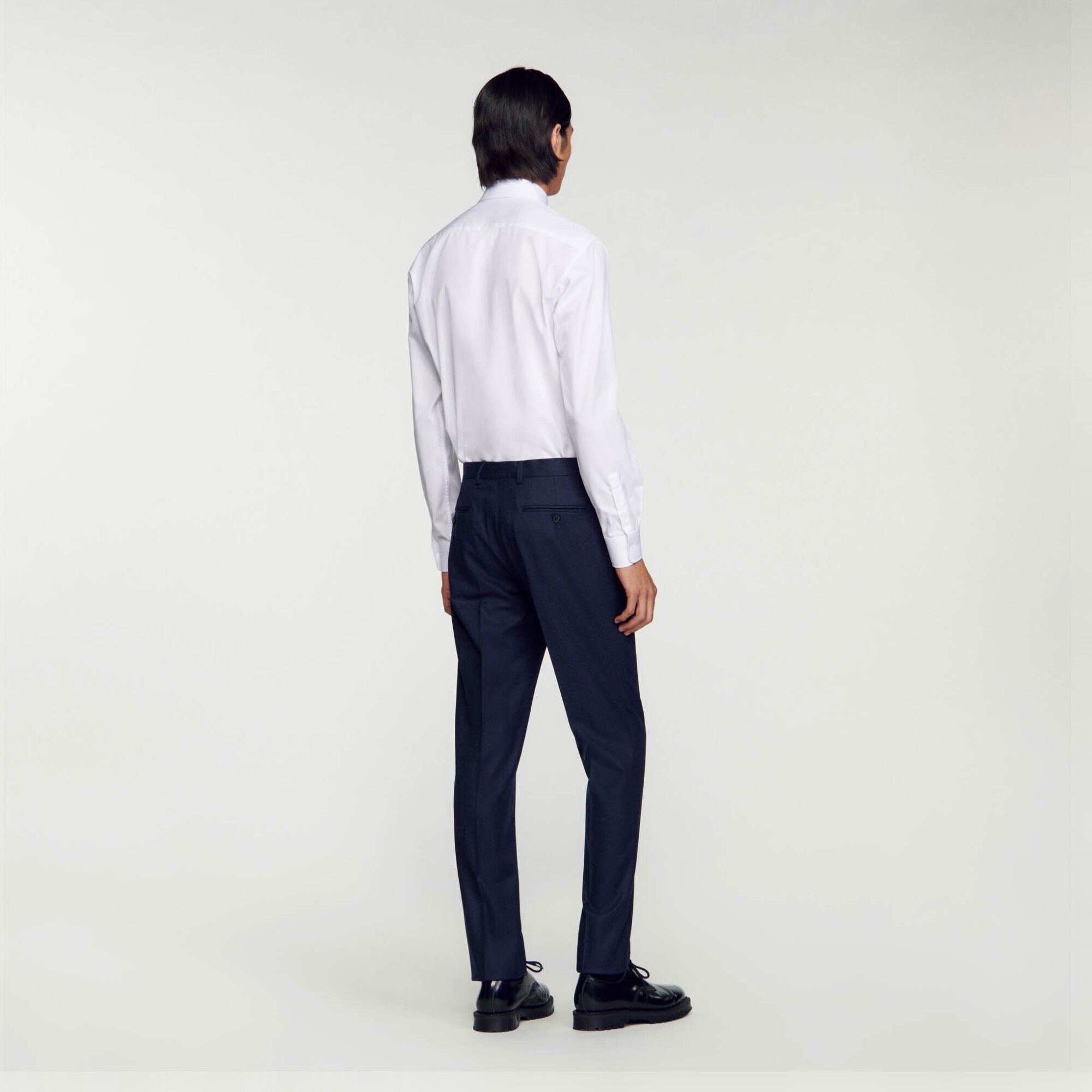 Pantalon de costume en laine vierge