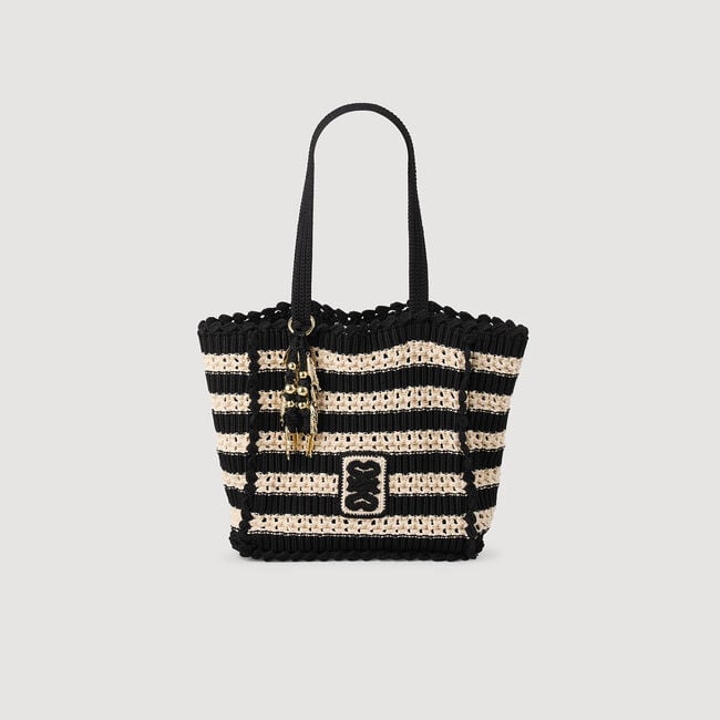 Sac bicolore en crochet