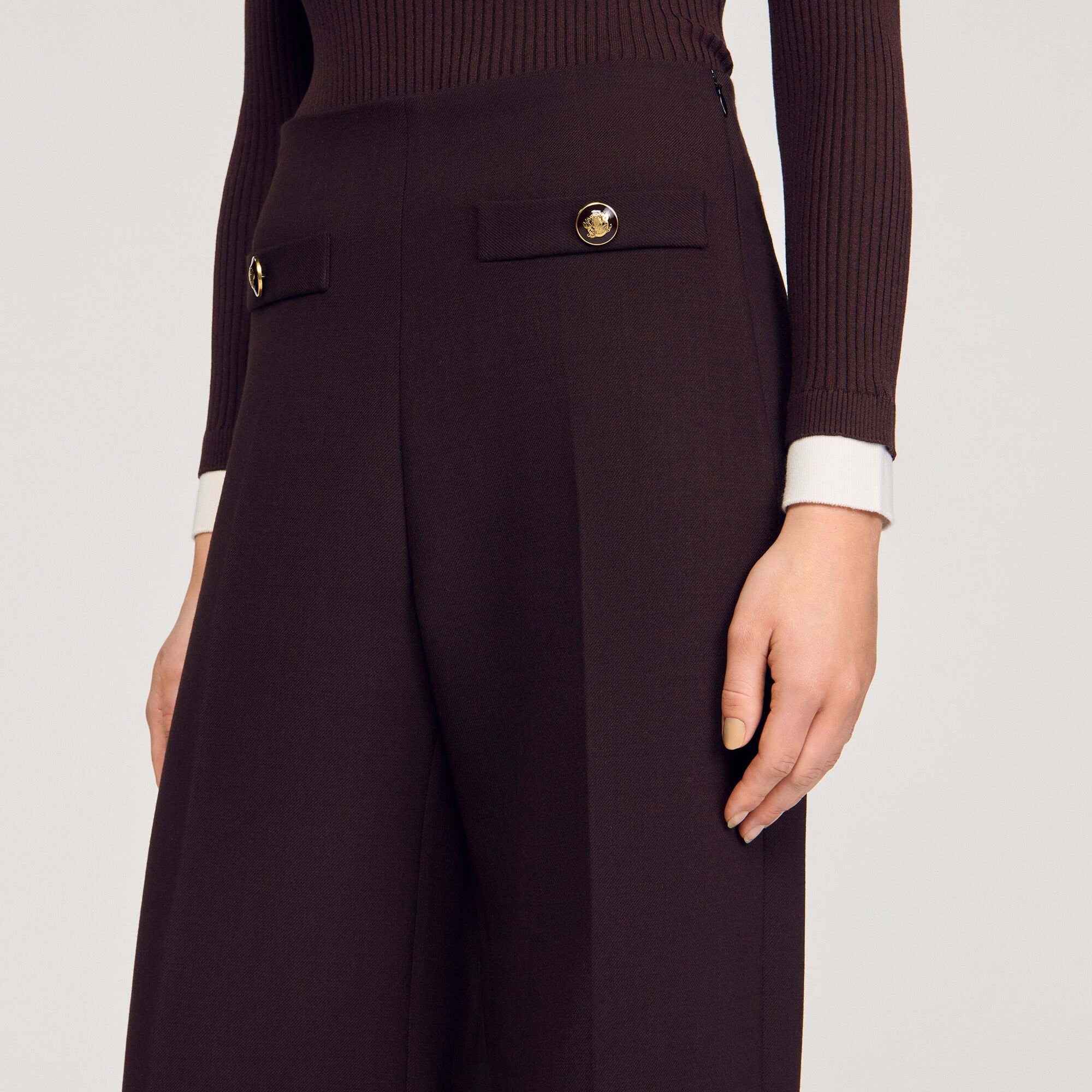 Pantalon évasé 