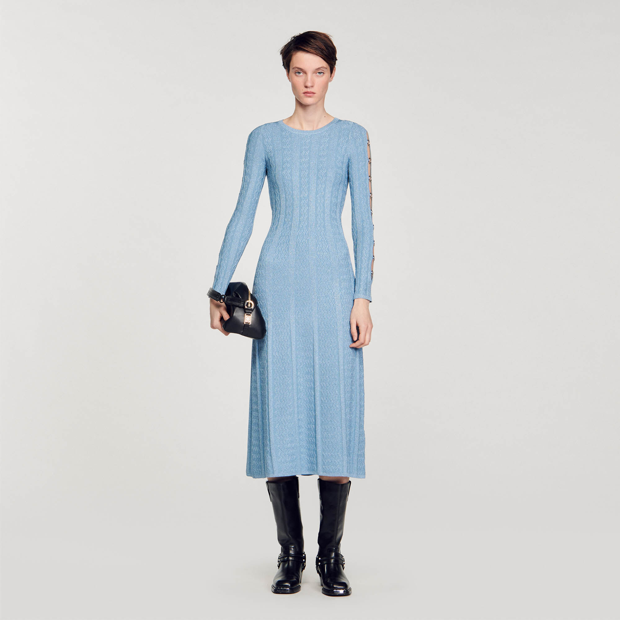 Robe sandro bleue 2025
