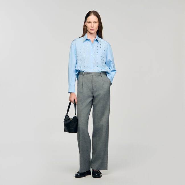 Chemise strassée