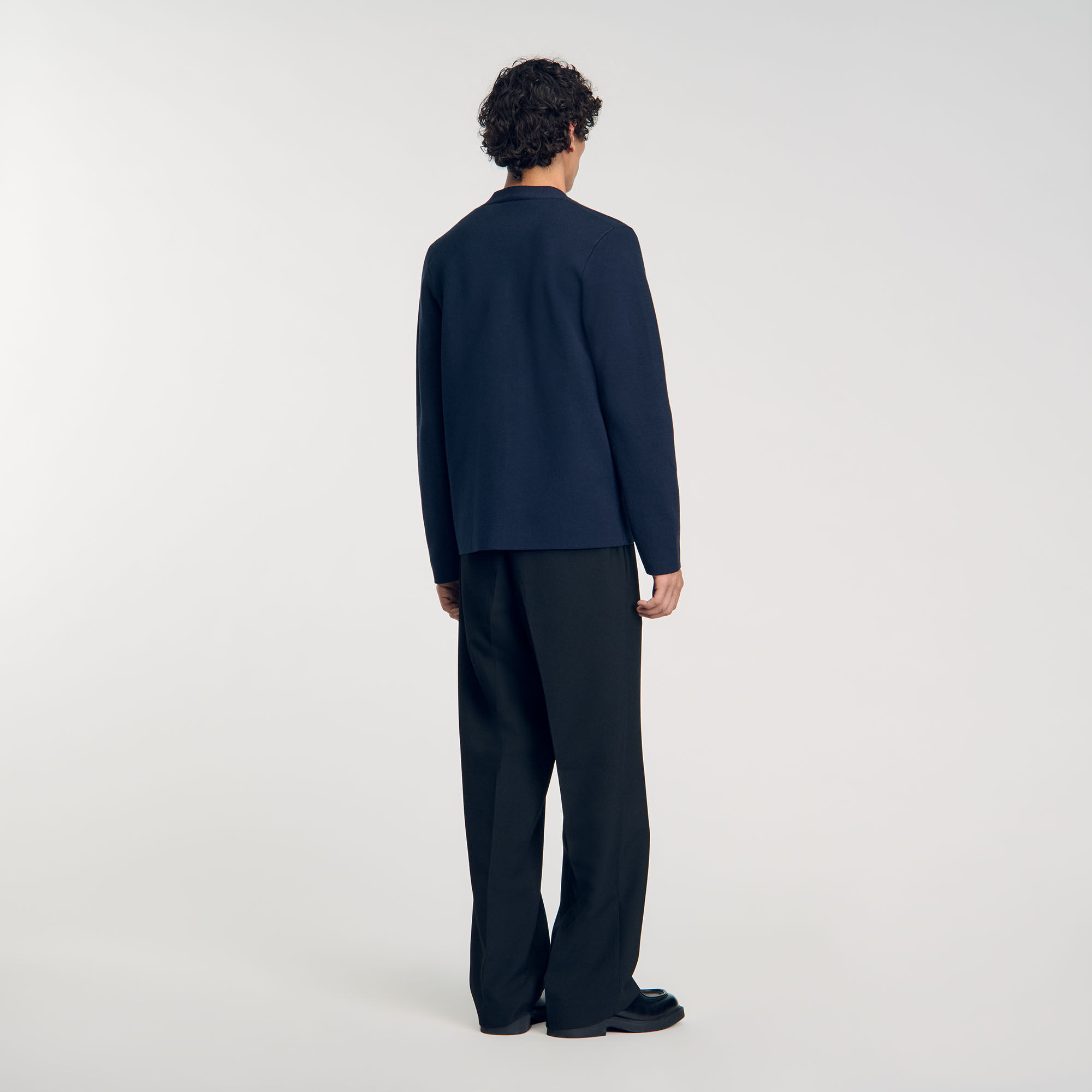 Cardigan détail fleur