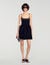 Robe courte en velours &agrave; strass - Femme | Sandro Paris
