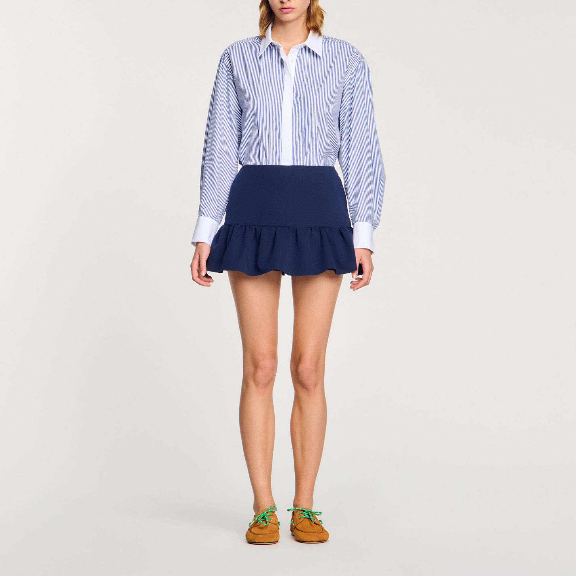 Short &agrave; volant  - Femme | Sandro Paris