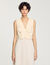 Robe longue plissée