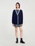 Cardigan long bicolore