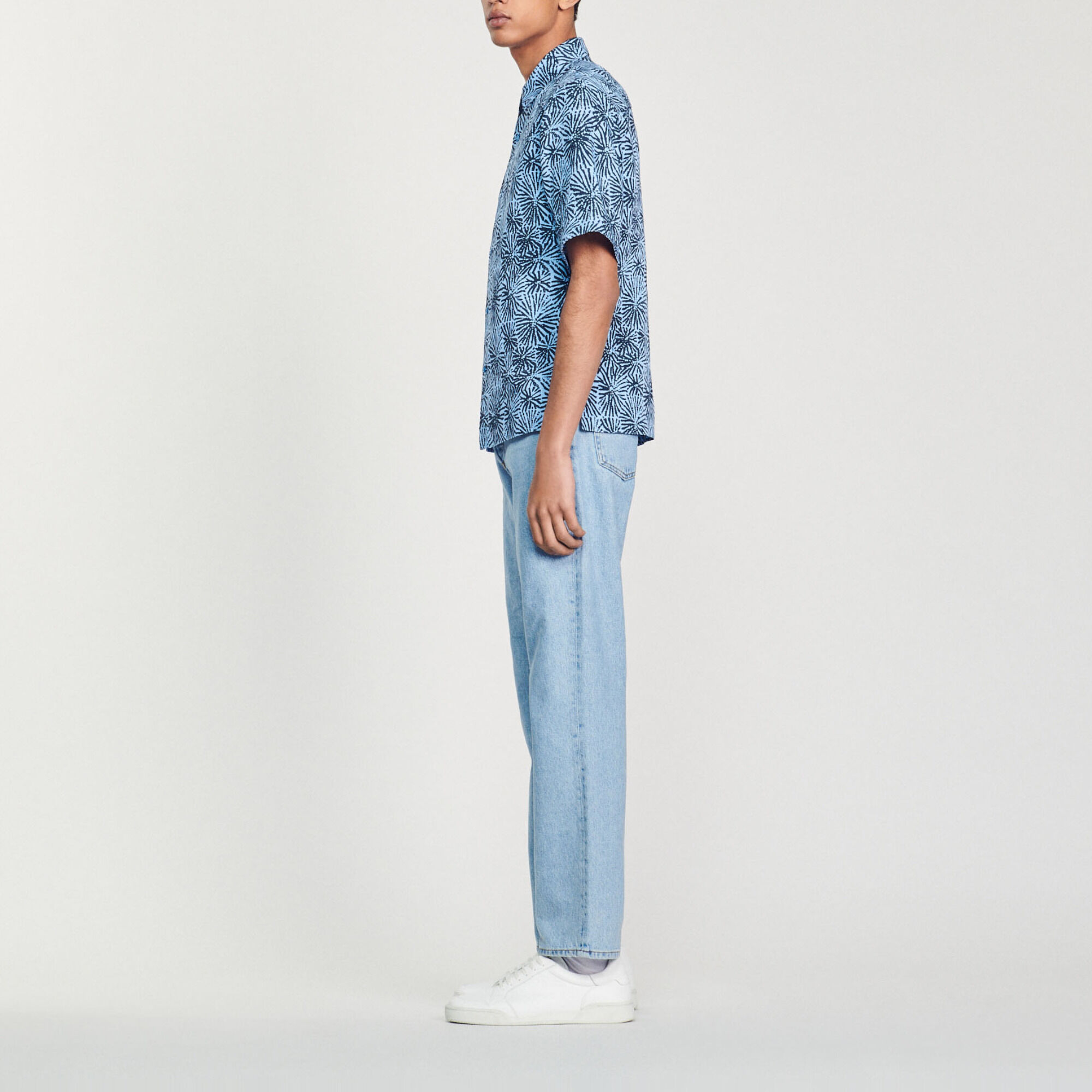 Chemise oversize imprimée