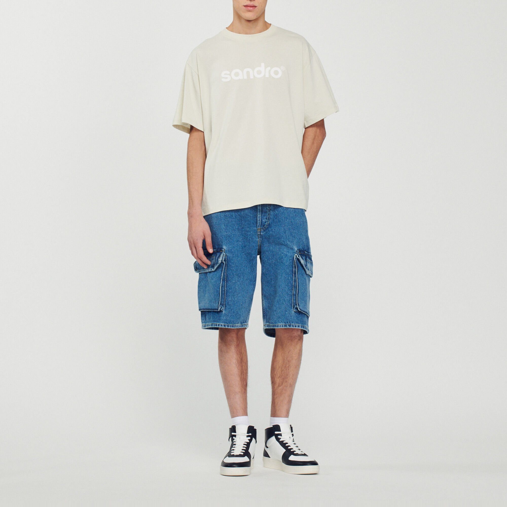 T-shirt oversize à logo