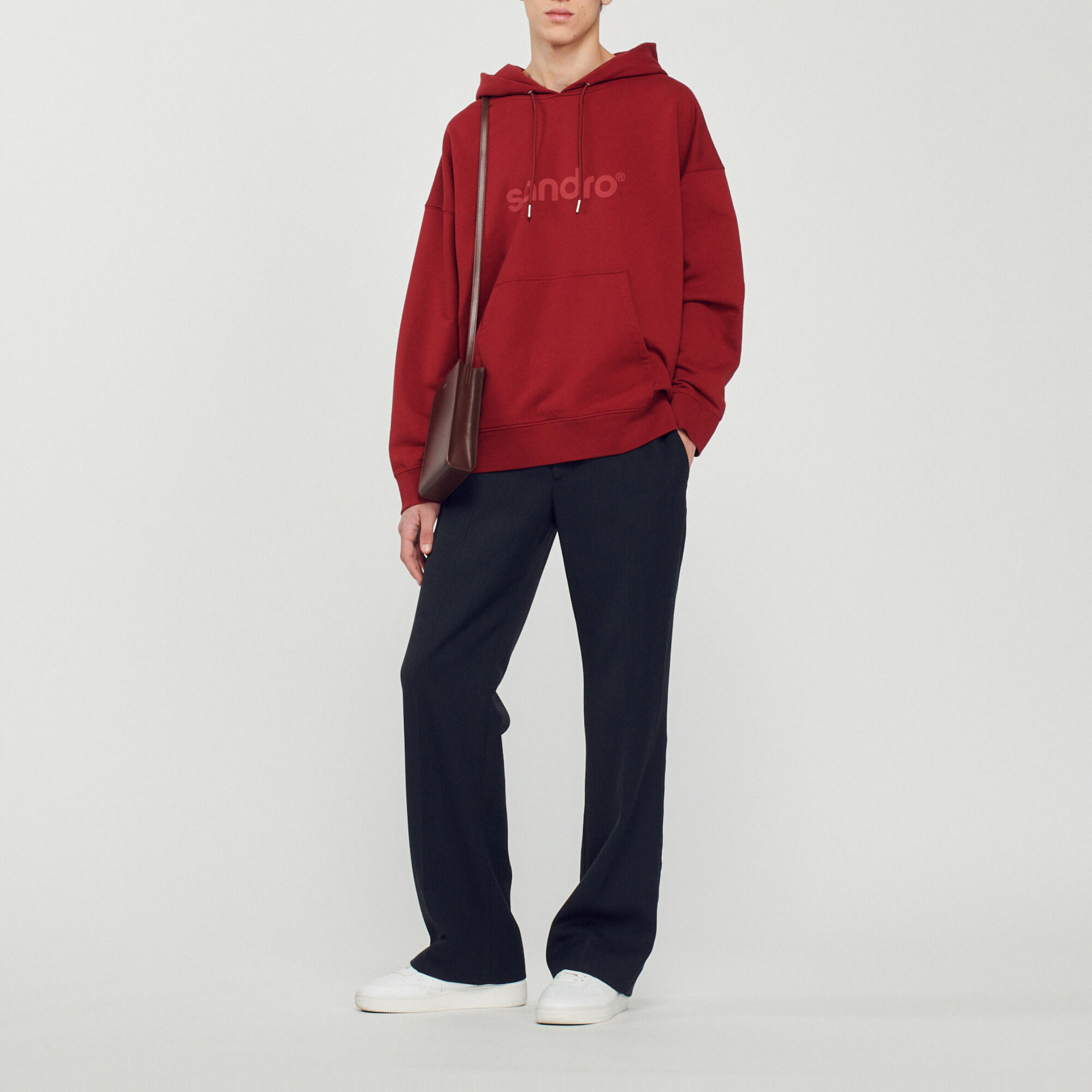 Hoodie oversize à logo