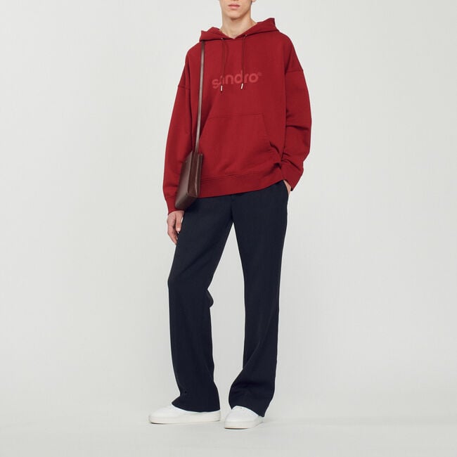 Hoodie oversize à logo