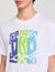 T-shirt en coton à imprimé vagues