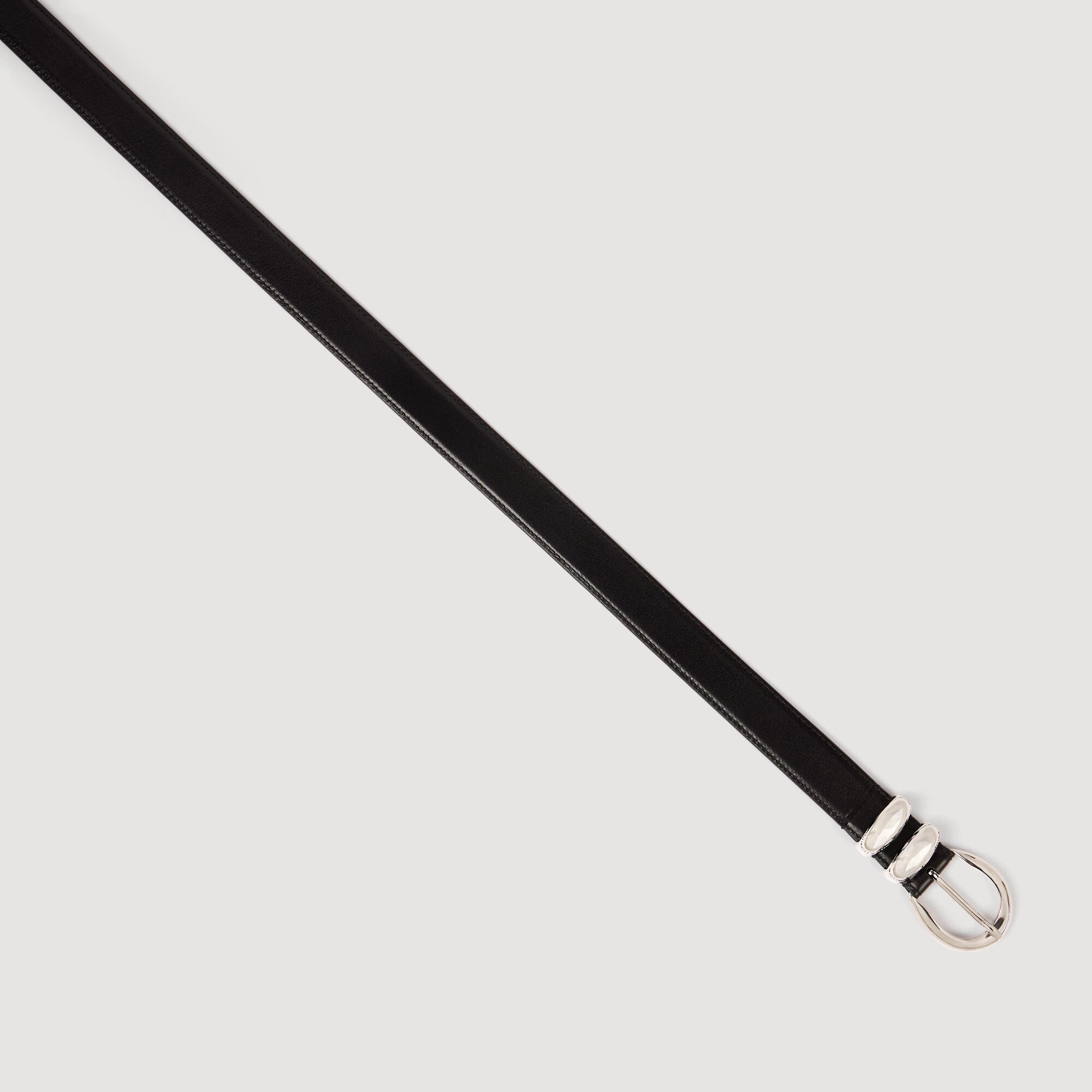 Ceinture en cuir lisse