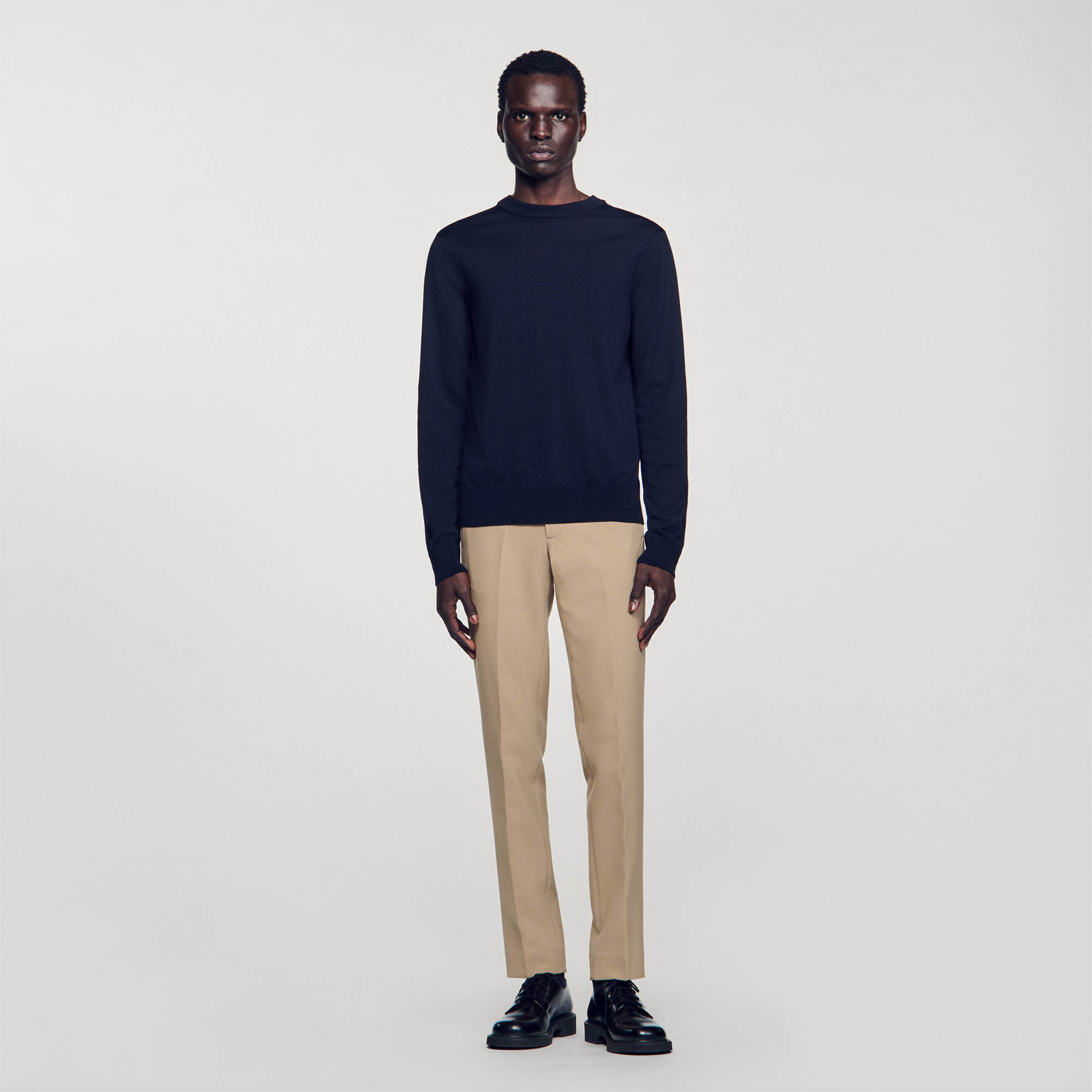Pull en maille fine en laine